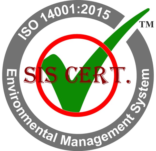 ISO 14001:2015 certification logo